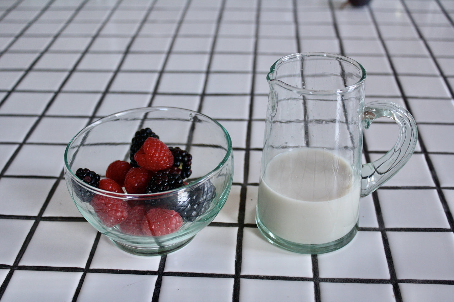 Glass Creamer Pitcher (2)