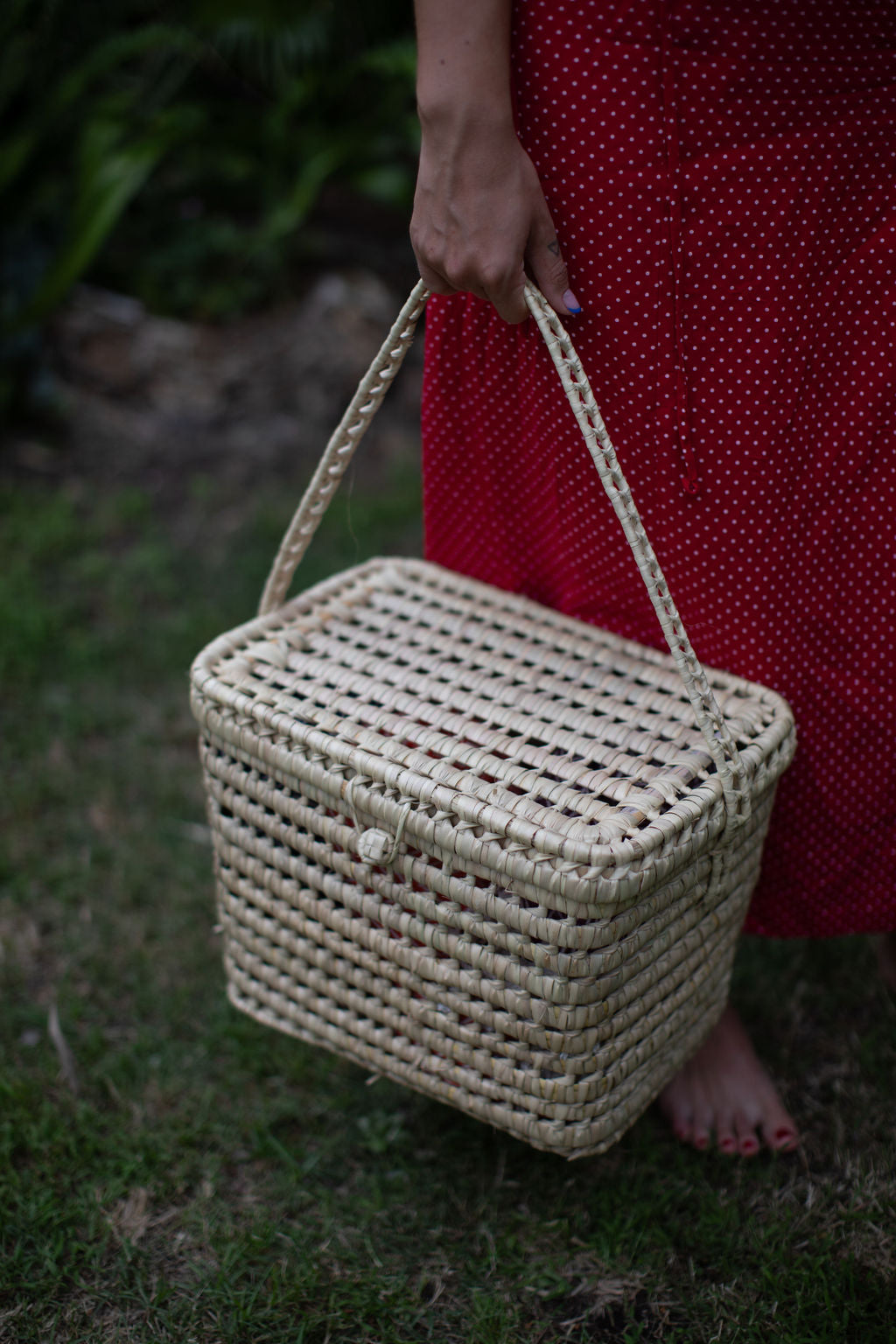 Palm Picnic Baskets - 3 SIZES