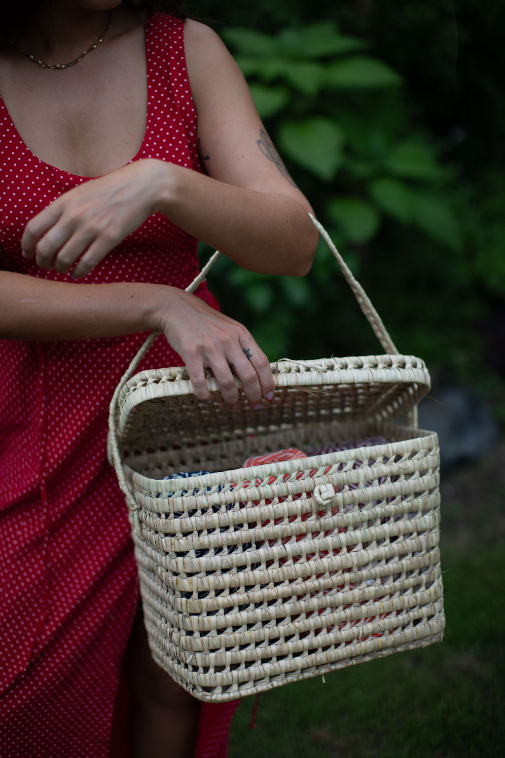 Palm Picnic Baskets - 3 SIZES