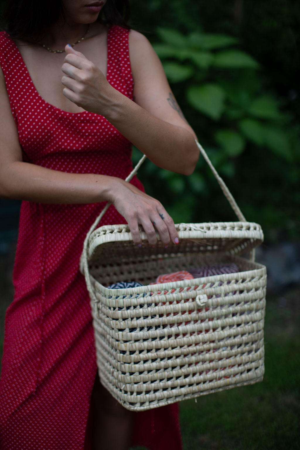 Palm Picnic Baskets - 3 SIZES