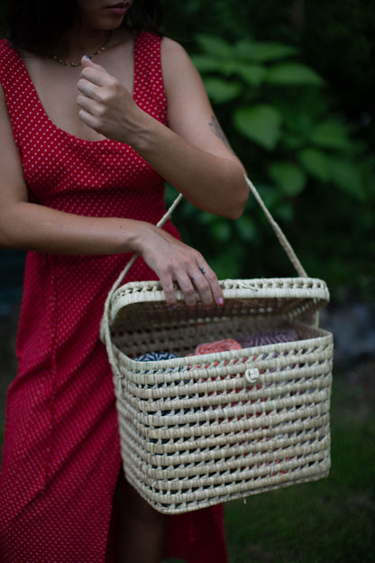 Palm Picnic Baskets - 3 SIZES