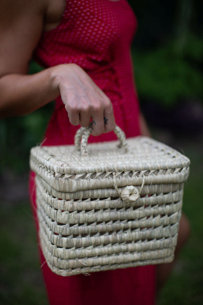 Palm Picnic Baskets - 3 SIZES