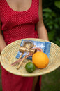 Round Palm Storage Tray without handles - Morocco