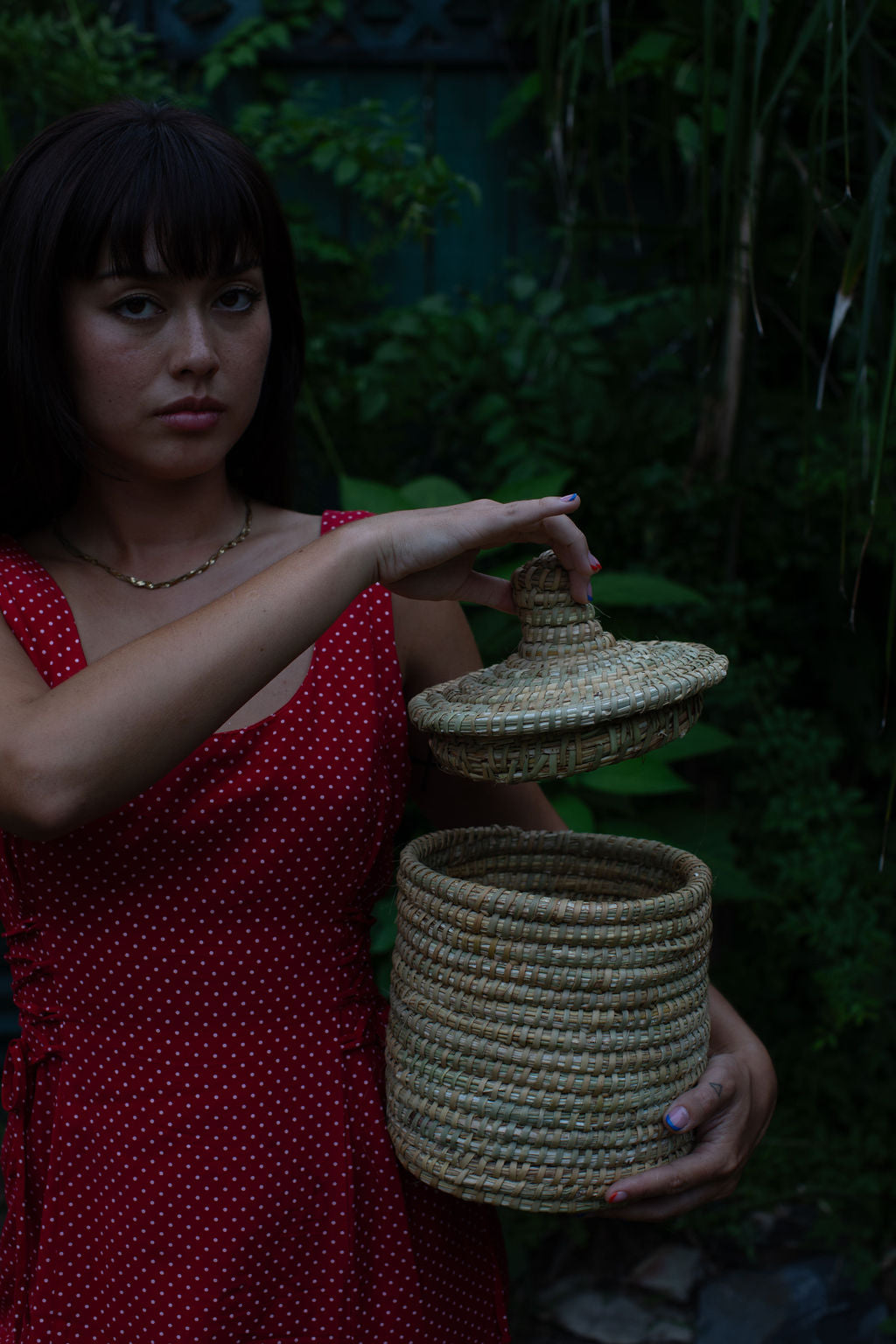 Palm Basket - Natural - Morocco