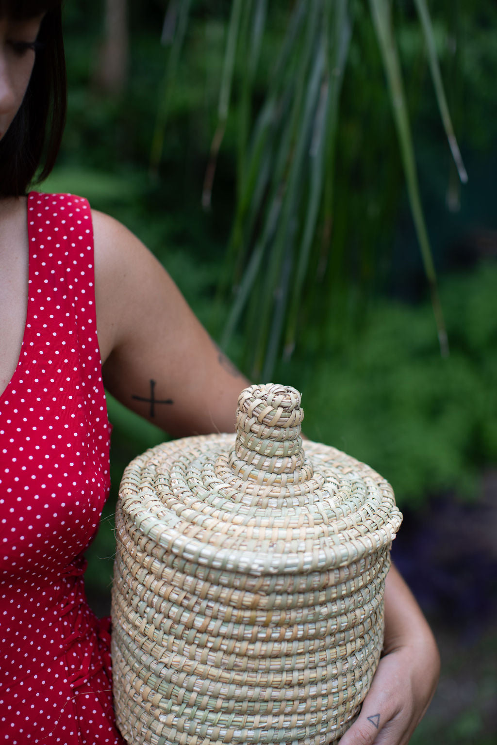 Palm Basket - Natural - Morocco