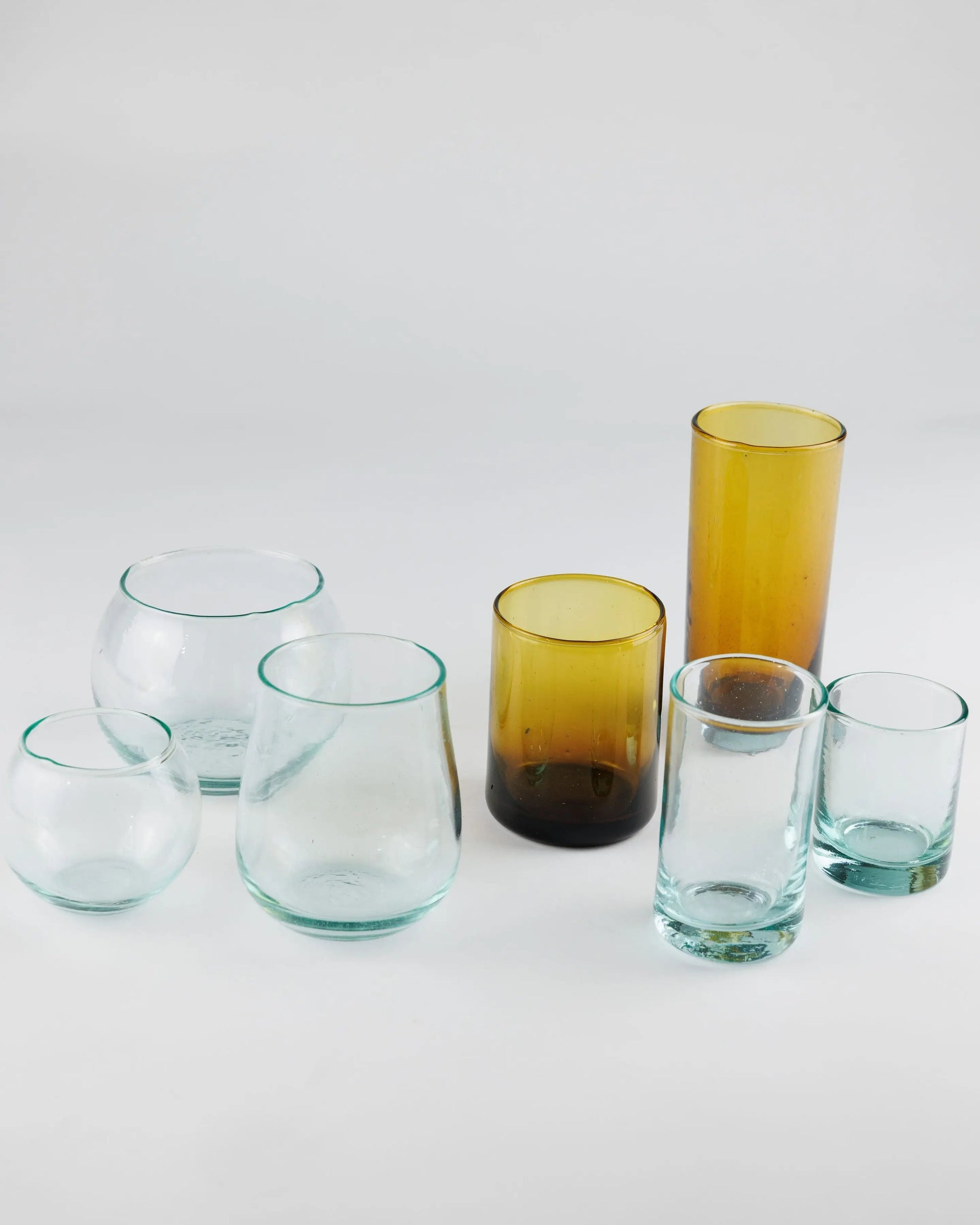 Glass (Short Amber) Set of 12