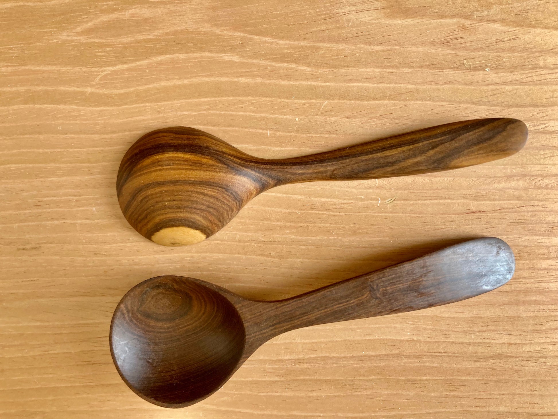 Spoon - Wooden Small, hand-carved in Colombia out of Curari wood