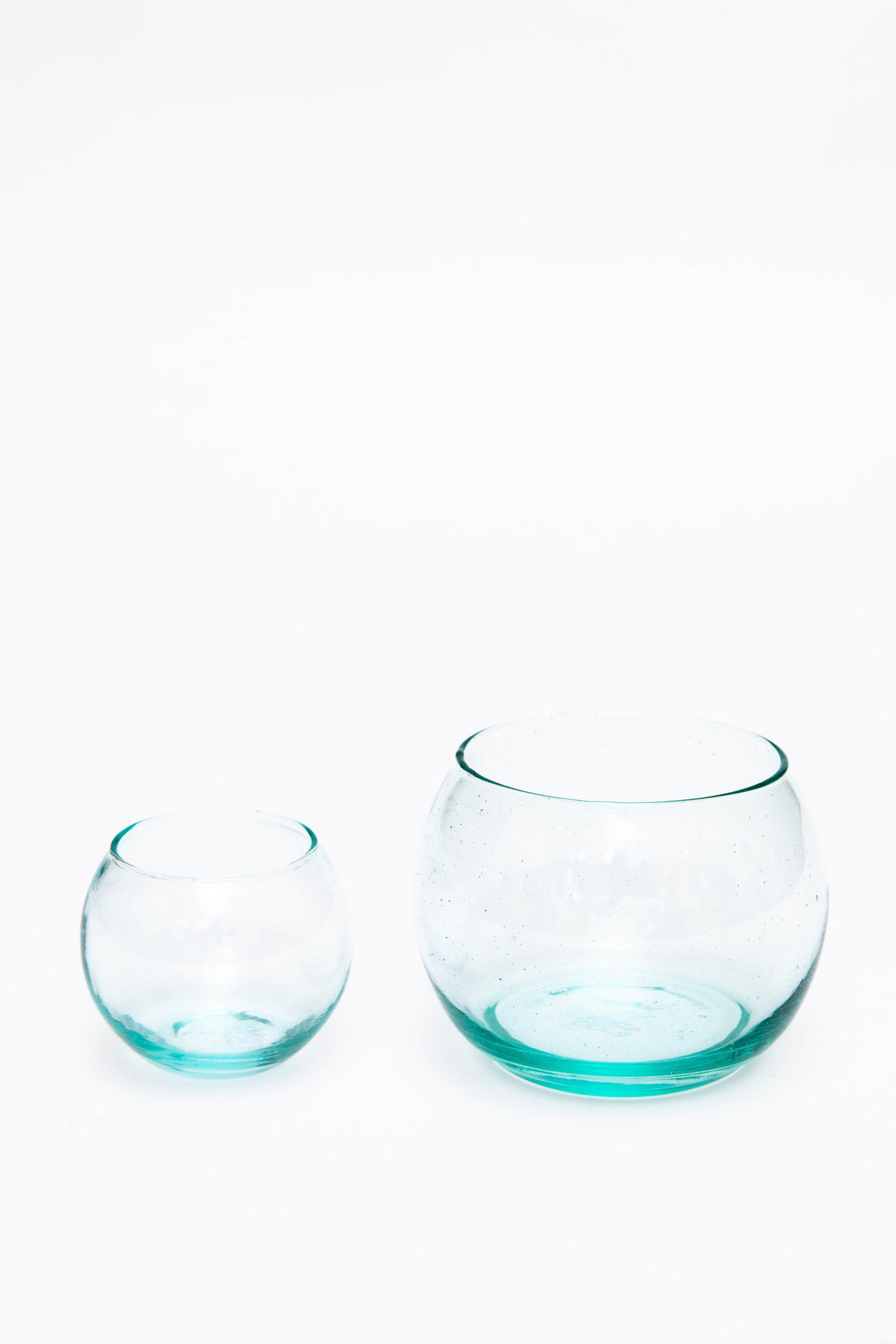 Short Round Clear Glass (12)